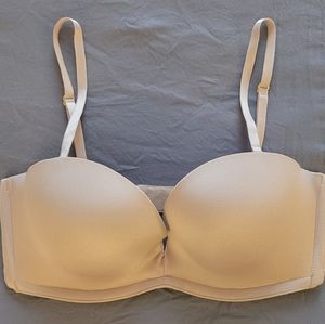 Upbra Stay-Up Strapless Bra: 34DDD (Champagne)